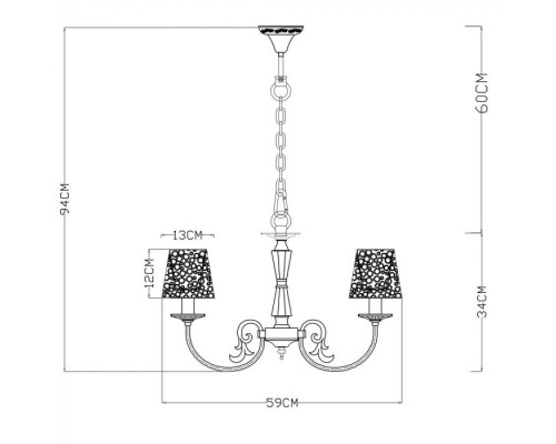 Подвесная люстра Ragnatela A5468LM-5WG Arte Lamp Подвесная люстра Ragnatela A5468LM-5WG Arte Lamp