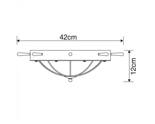 Потолочный светильник San Marco A5500PL-2AB Arte Lamp Потолочный светильник San Marco A5500PL-2AB Arte Lamp