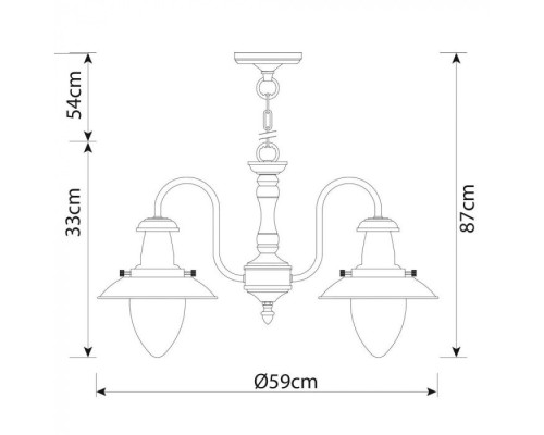 Подвесная люстра Fisherman A5518LM-5AB Arte Lamp Подвесная люстра Fisherman A5518LM-5AB Arte Lamp