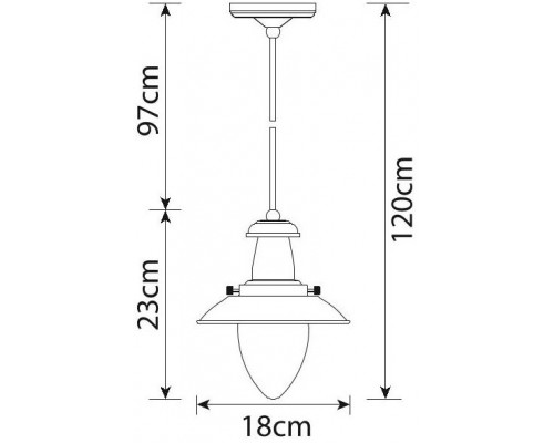 Подвесной светильник Fisherman A5518SP-1SS Arte Lamp