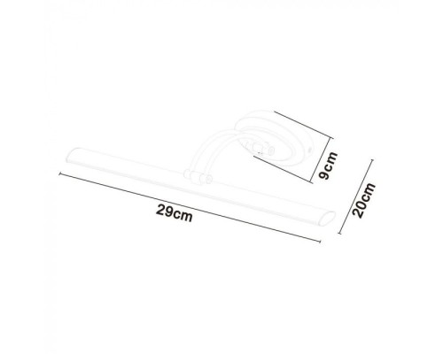 Светильник настенный Picture Lights Led A5605AP-1CC Arte Lamp Светильник настенный Picture Lights Led A5605AP-1CC Arte Lamp