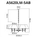 Подвесная люстра Orlando A5620LM-5AB Arte Lamp