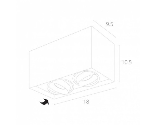 Точечный светильник Pictor A5654PL-2BK Arte Lamp Точечный светильник Pictor A5654PL-2BK Arte Lamp