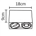 Точечный светильник Pictor A5655PL-2BK Arte Lamp