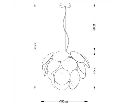 Подвесной светильник Palmer A5694SP-5WH Arte Lamp Подвесной светильник Palmer A5694SP-5WH Arte Lamp