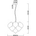 Подвесная люстра Palmer A5695SP-5WH Arte Lamp