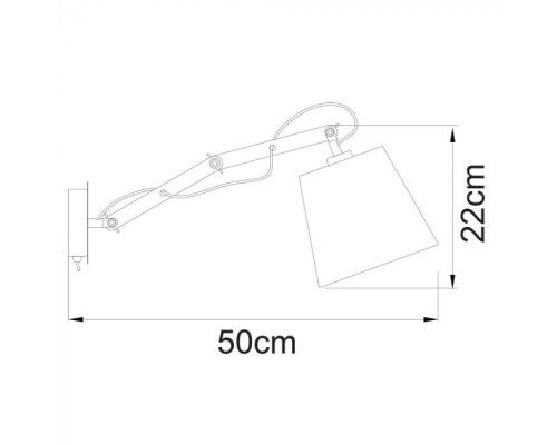 Бра Pinocchio A5700AP-1BK Arte Lamp