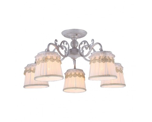 Потолочная люстра Merletto A5709PL-5WG Arte Lamp Потолочная люстра Merletto A5709PL-5WG Arte Lamp