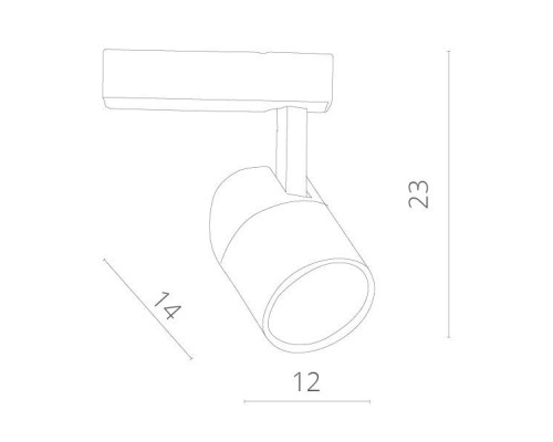 Трековый светильник Attento A5750PL-1WH Arte Lamp Трековый светильник Attento A5750PL-1WH Arte Lamp