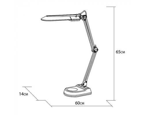 Настольная лампа Desk A5810LT-1WH Arte Lamp Настольная лампа Desk A5810LT-1WH Arte Lamp
