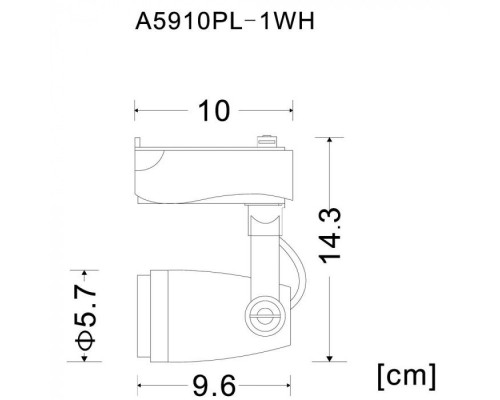 Трековый светильник Piccolo A5910PL-1WH Arte Lamp Трековый светильник Piccolo A5910PL-1WH Arte Lamp