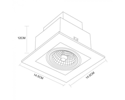Точечный светильник Cardani Medio A5930PL-1BK Arte Lamp Точечный светильник Cardani Medio A5930PL-1BK Arte Lamp