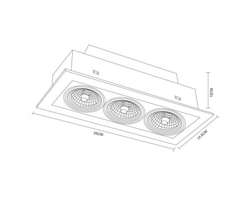 Точечный светильник Cardani Medio A5930PL-3BK Arte Lamp Точечный светильник Cardani Medio A5930PL-3BK Arte Lamp