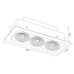 Точечный светильник Cardani Medio A5930PL-3BK Arte Lamp