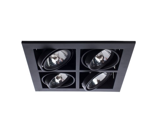 Точечный светильник Cardani Medio A5930PL-4BK Arte Lamp Точечный светильник Cardani Medio A5930PL-4BK Arte Lamp