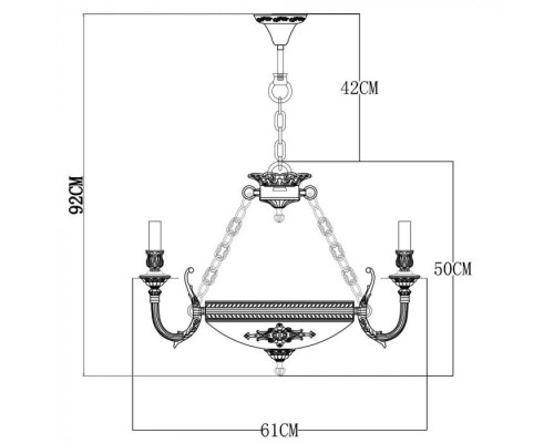 Подвесная люстра Luisa A5966LM-6WG Arte Lamp Подвесная люстра Luisa A5966LM-6WG Arte Lamp
