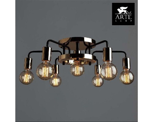 Потолочная люстра Gelo A6001PL-7BK Arte Lamp Потолочная люстра Gelo A6001PL-7BK Arte Lamp