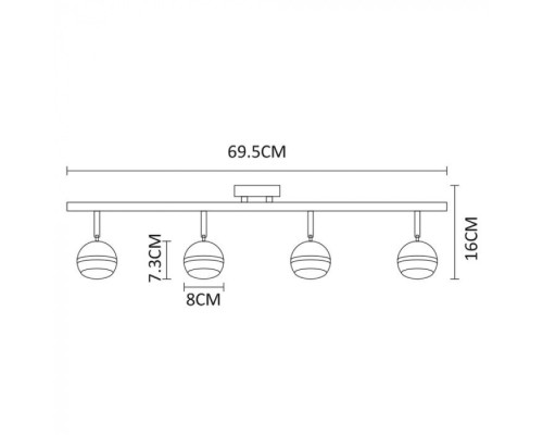 Спот Venerd A6009PL-4AB Arte Lamp Спот Venerd A6009PL-4AB Arte Lamp