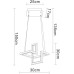 Подвесной светильник Mercure A6011SP-1BK Arte Lamp