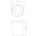 Грунтовый светильник Piazza A6013IN-1SS Arte Lamp