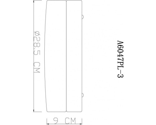 Потолочный светильник Aqua-tablet A6047PL-3CC Arte Lamp Потолочный светильник Aqua-tablet A6047PL-3CC Arte Lamp