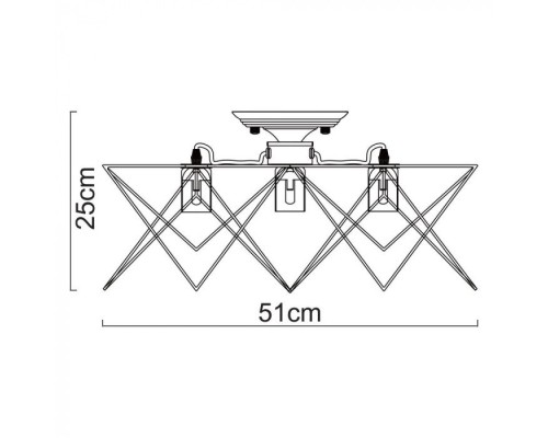 Потолочная люстра Tela A6048PL-5BK Arte Lamp Потолочная люстра Tela A6048PL-5BK Arte Lamp