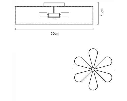 Потолочная люстра Camomilla A6049PL-6CC Arte Lamp Потолочная люстра Camomilla A6049PL-6CC Arte Lamp