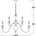 Подвесная люстра Passoni A6097LM-15PB Arte Lamp