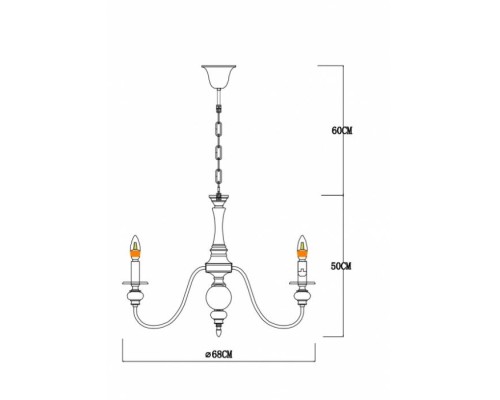 Подвесная люстра Passoni A6097LM-6PB Arte Lamp Подвесная люстра Passoni A6097LM-6PB Arte Lamp