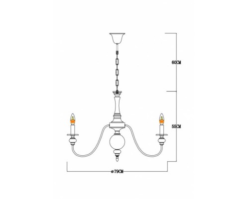 Подвесная люстра Passoni A6097LM-8PB Arte Lamp Подвесная люстра Passoni A6097LM-8PB Arte Lamp