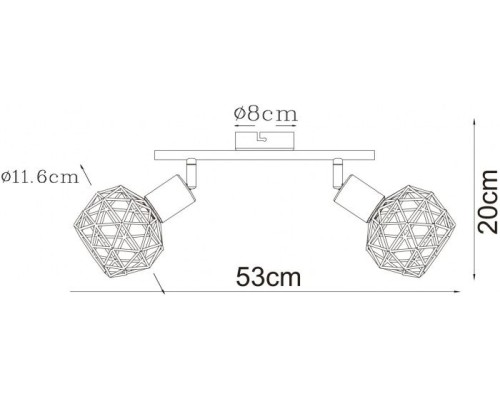 Спот Sospiro A6141AP-2AB Arte Lamp Спот Sospiro A6141AP-2AB Arte Lamp