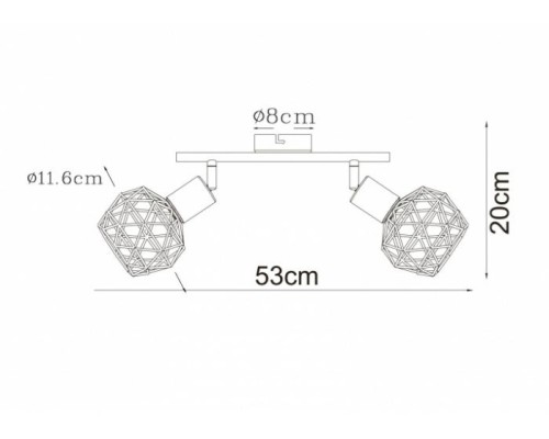 Спот Sospiro A6141AP-2WH Arte Lamp Спот Sospiro A6141AP-2WH Arte Lamp