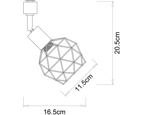 Трековый светильник Sospiro A6141PL-1GO Arte Lamp Трековый светильник Sospiro A6141PL-1GO Arte Lamp