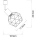 Трековый светильник Sospiro A6141PL-1GO Arte Lamp