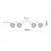Спот Sospiro A6141PL-4WH Arte Lamp