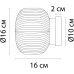 Настенный светильник Hamal A6170AP-1GO Arte Lamp