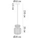 Подвесной светильник Hamal A6170SP-1GO Arte Lamp