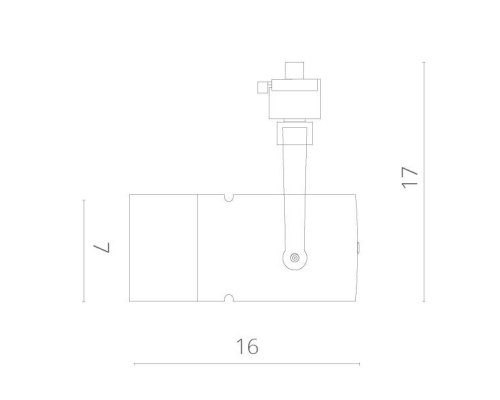Трековый светильник Nostro A6210PL-1BK Arte Lamp