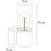 Настенный светильник уличный Wazn A6218AL-1BK Arte Lamp