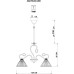 Подвесная люстра Costanza A6276LM-5AB Arte Lamp