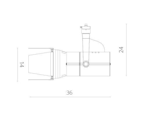 Трековый светильник Obiettivo A6312PL-1BK Arte Lamp Трековый светильник Obiettivo A6312PL-1BK Arte Lamp