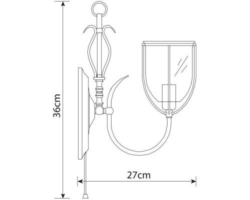 Бра Salvador A6351AP-1AB Arte Lamp Бра Salvador A6351AP-1AB Arte Lamp
