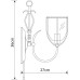 Бра Salvador A6351AP-1AB Arte Lamp