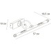 Подсветка для картин Leonardo A6508AP-1AB Arte Lamp