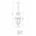 Подвесной светильник Rimini A6509SP-3AB Arte Lamp