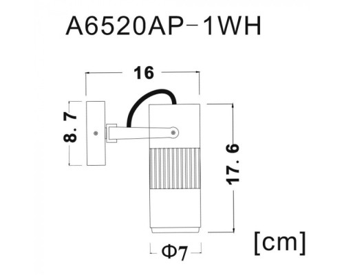 Спот Linea A6520AP-1WH Arte Lamp Спот Linea A6520AP-1WH Arte Lamp