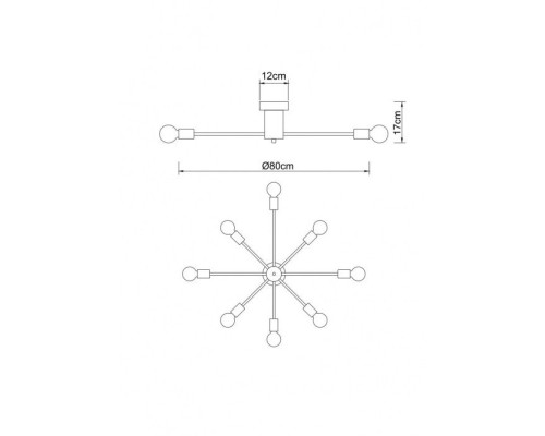 Потолочная люстра Alastor A6702PL-8WH Arte Lamp Потолочная люстра Alastor A6702PL-8WH Arte Lamp
