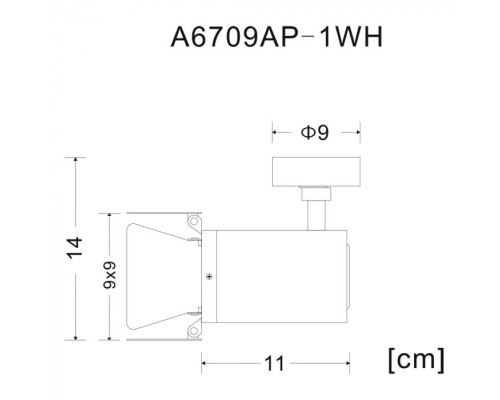 Спот Falena A6709AP-1WH Arte Lamp Спот Falena A6709AP-1WH Arte Lamp
