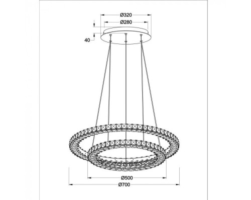 Подвесной светильник Preziosi A6717SP-2CC Arte Lamp Подвесной светильник Preziosi A6717SP-2CC Arte Lamp