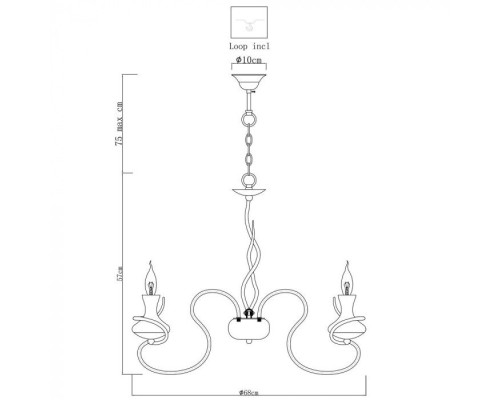 Подвесная люстра Vaso A6819LM-8RD Arte Lamp Подвесная люстра Vaso A6819LM-8RD Arte Lamp